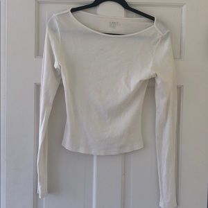 J.Galt long sleeve white tshirt